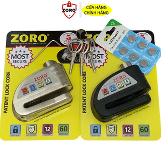 Ổ khóa đĩa báo động chống trộm xe máy ZORO