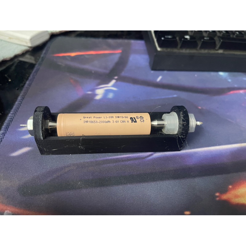 Khuôn Đế 3D . Đế test pin 18650 và 21700