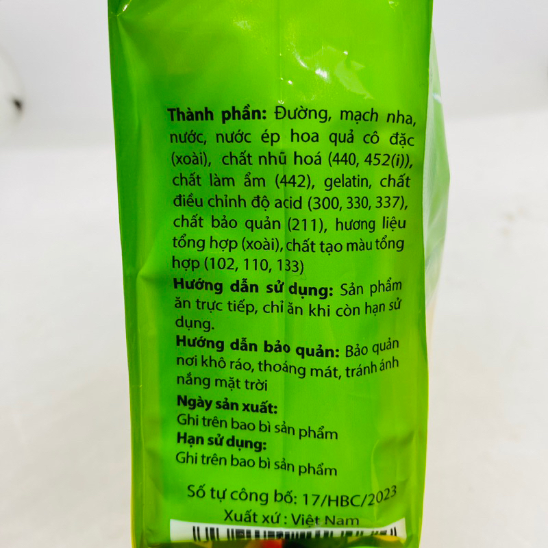 Kẹo Dẻo Kem Xoài GUMI Fruits 150g