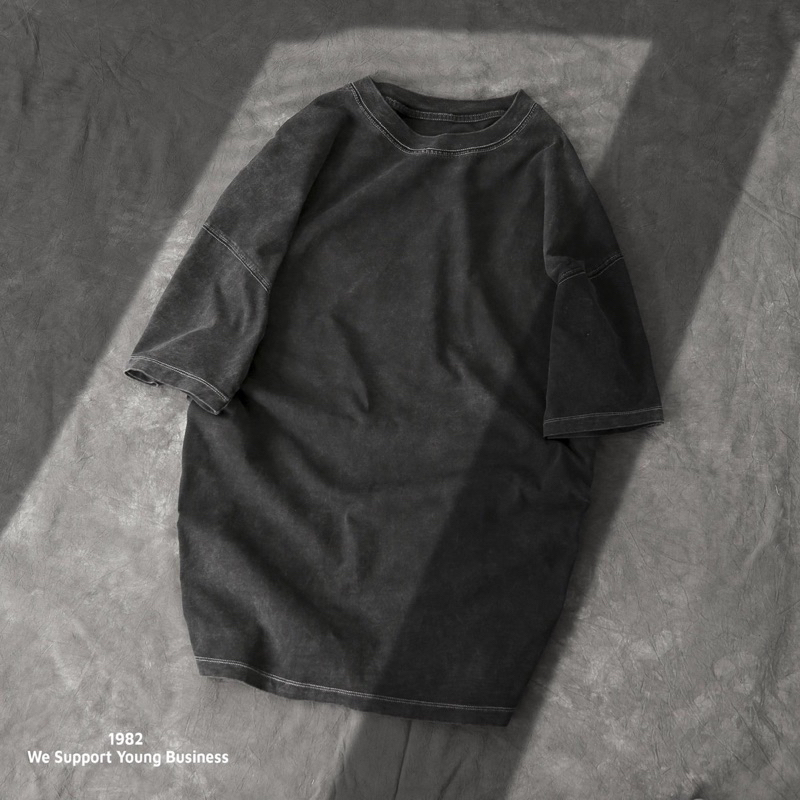 💥ÁO THUN WASH ACID TRƠN UNISEX FORM < 75kg💥