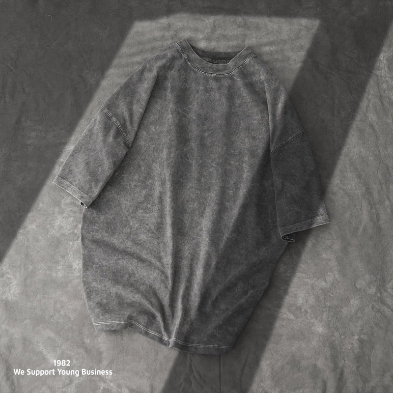 💥ÁO THUN WASH ACID TRƠN UNISEX FORM < 75kg💥