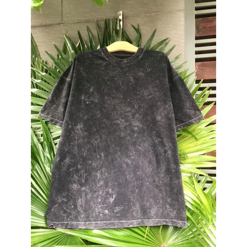 💥ÁO THUN WASH ACID TRƠN UNISEX FORM < 75kg💥