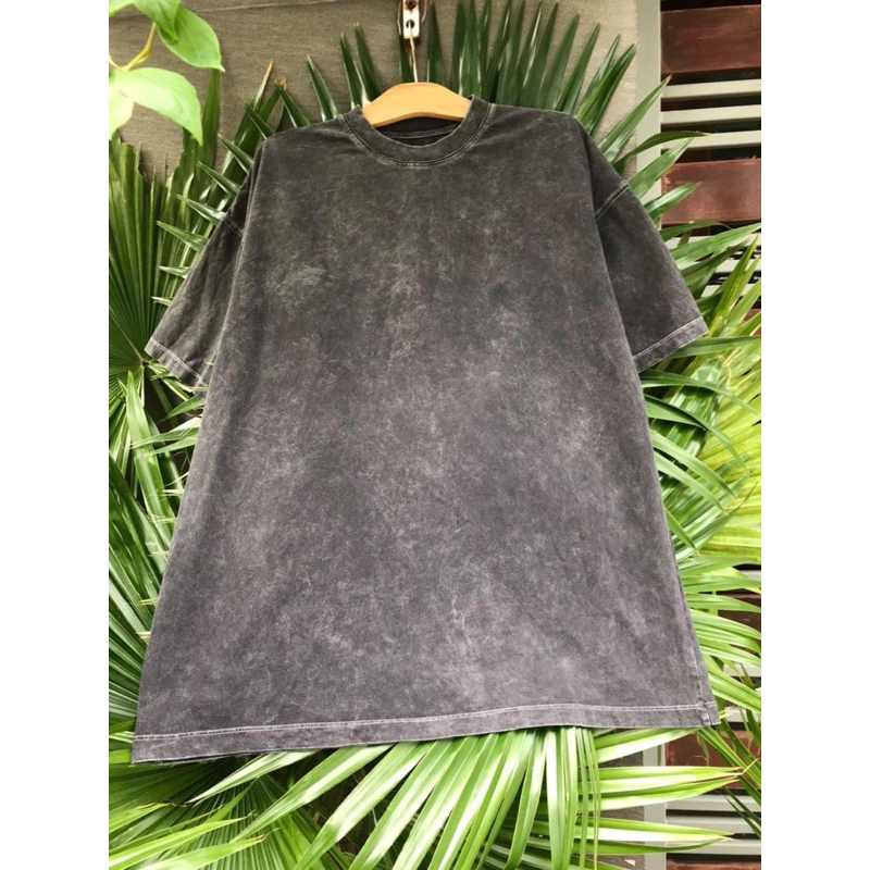 💥ÁO THUN WASH ACID TRƠN UNISEX FORM < 75kg💥