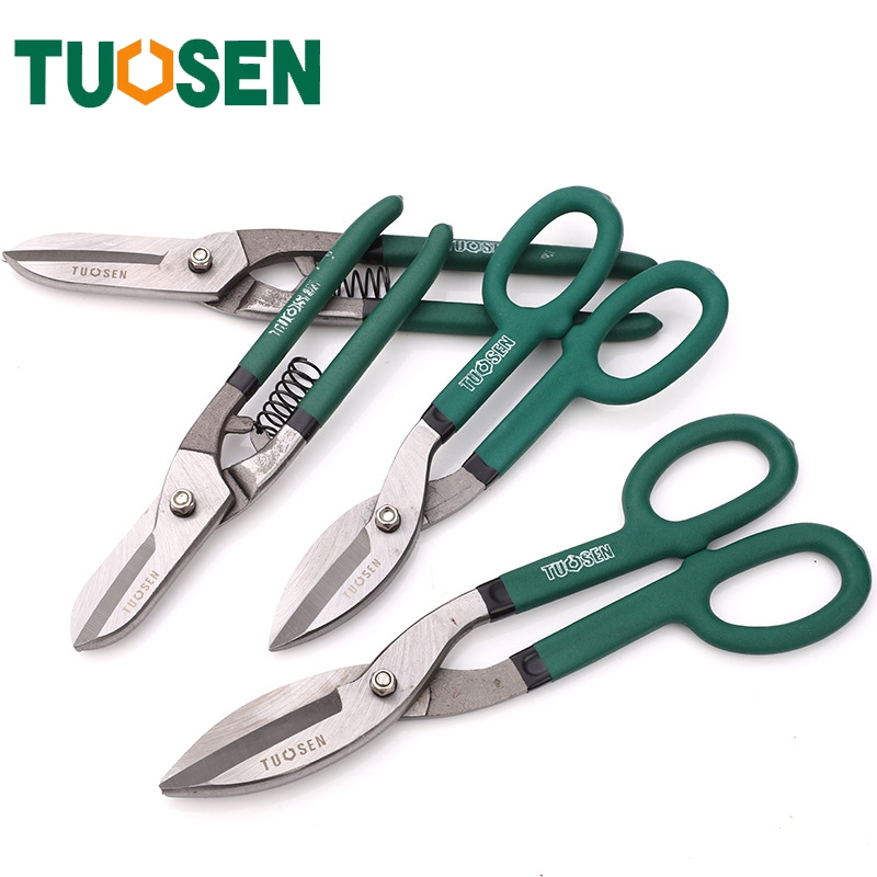 Kéo cắt tôn và cắt xương thạch cao Tuosen với 2 mẫu tay cầm bọc cao su dính