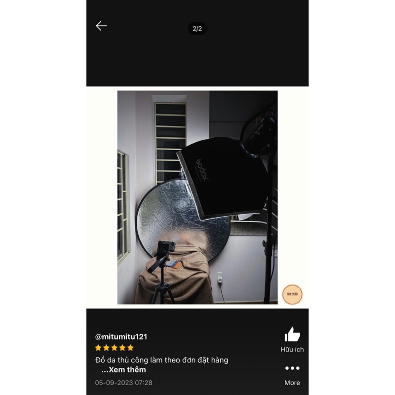 Softbox 60x60cm ngàm bowen chính hãng godox