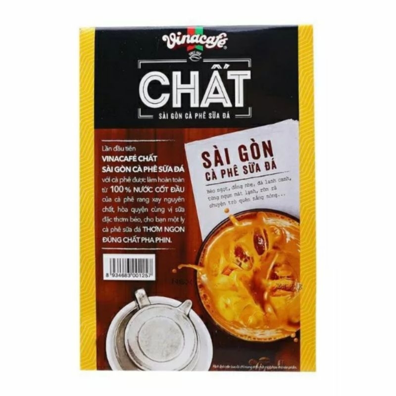 Cà Phê Chất VinaCafe hộp 10 gói x 29g