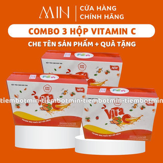 Combo 3 hộp trà trái cây giảm cân emoslim vị cam/ kem qua tang