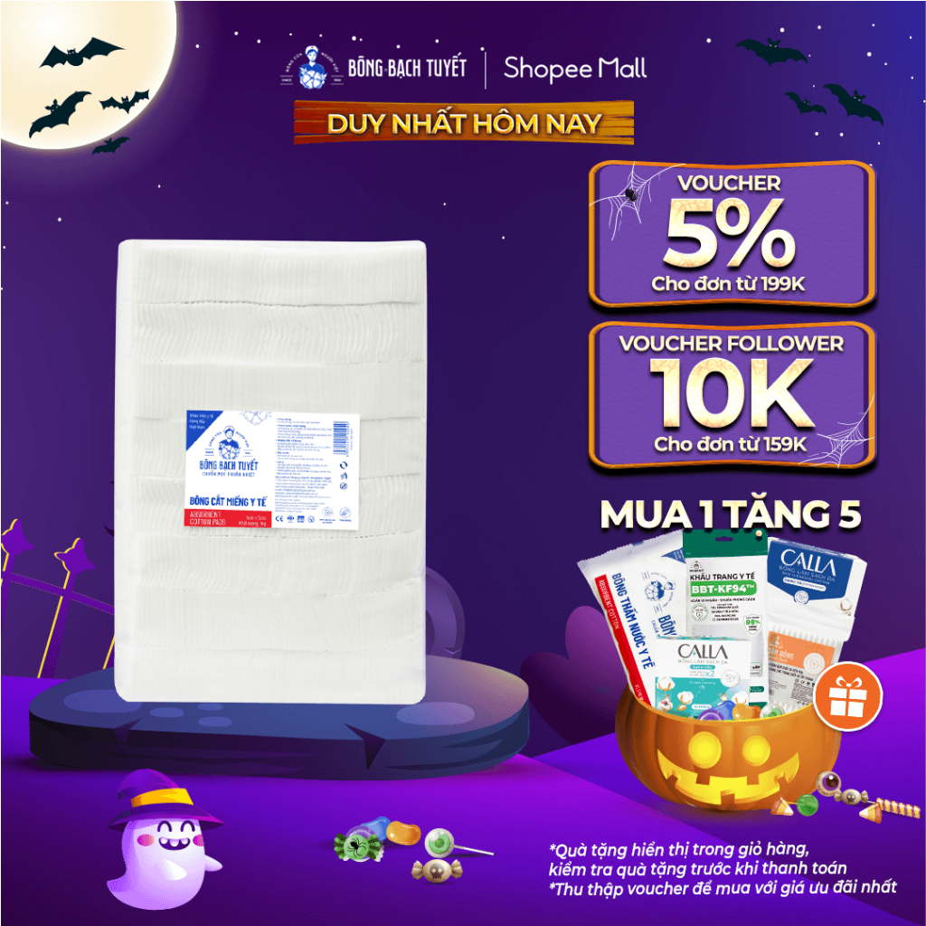 Bông y tế cắt Bạch Tuyết  - 1Kg