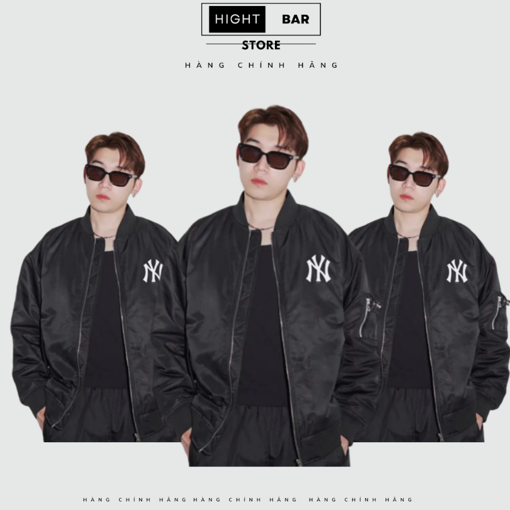 ÁO BOMBER Phao MLB NY 3 Lớp Cao Cấp Trần Trám, Hàng Xịn CHính Hàng, Phong Cách Hàn Quốc Hight Bar St