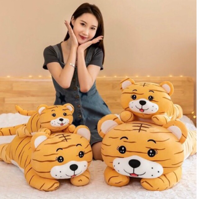 Gấu bông Hình Hổ Vàng Cho Bé siêu yêu kích thước kích thước 40cm 60cm 80cm 100cm cho mọi lứa tuổi