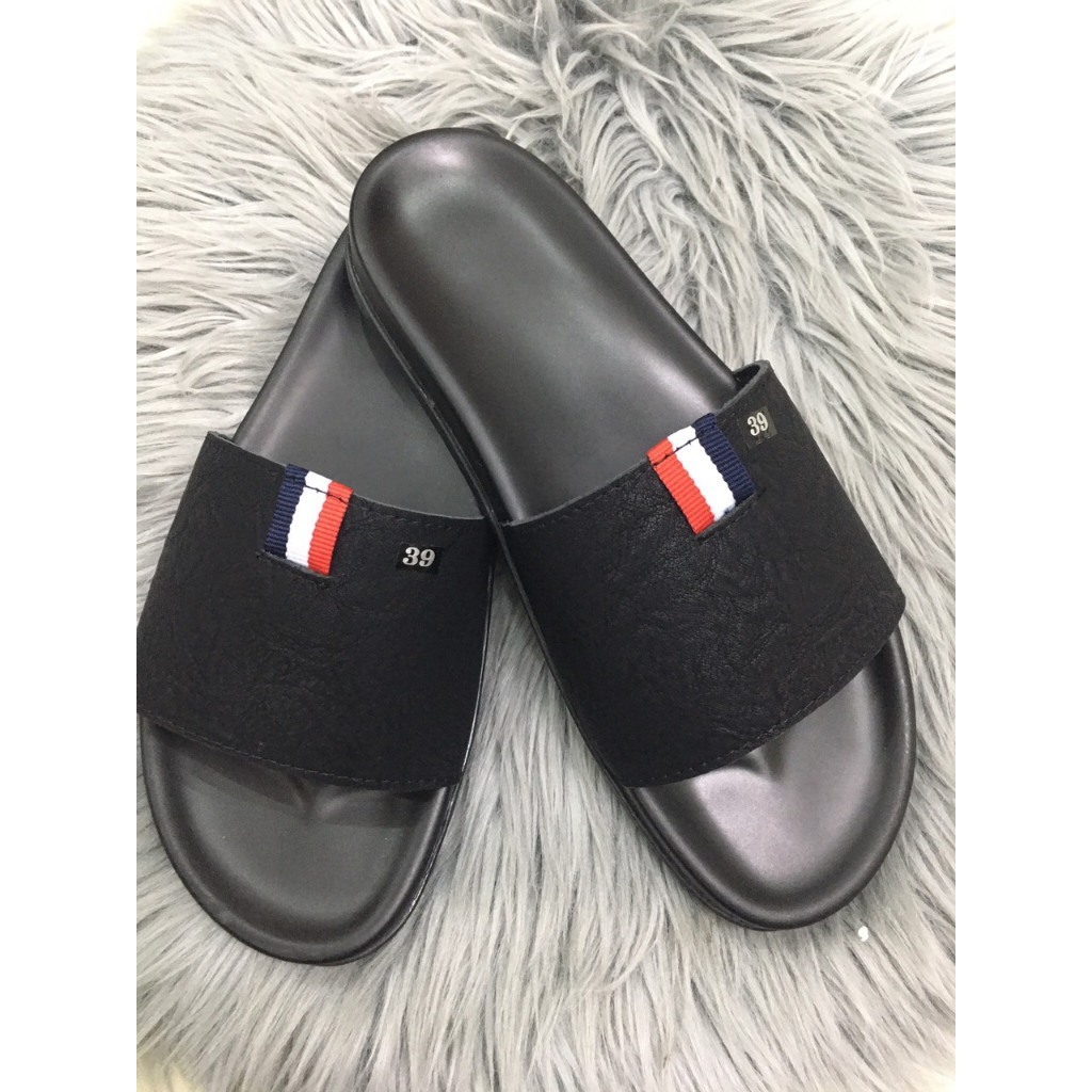 Dép quai ngang nam nữ THOME da sít hót trend