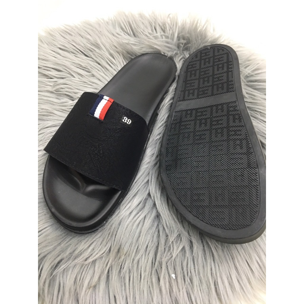 Dép quai ngang nam nữ THOME da sít hót trend