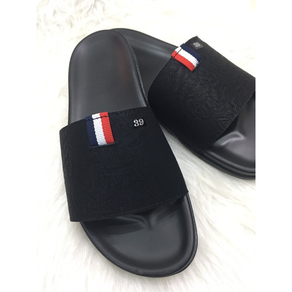 Dép quai ngang nam nữ THOME da sít hót trend