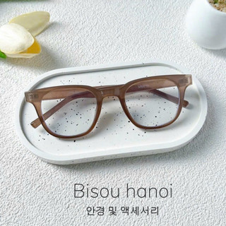 [Ảnh thật] Kính cận thời trang dáng vuông nhựa dẻo MM010 Bisouhanoi 𝐆𝐂2703