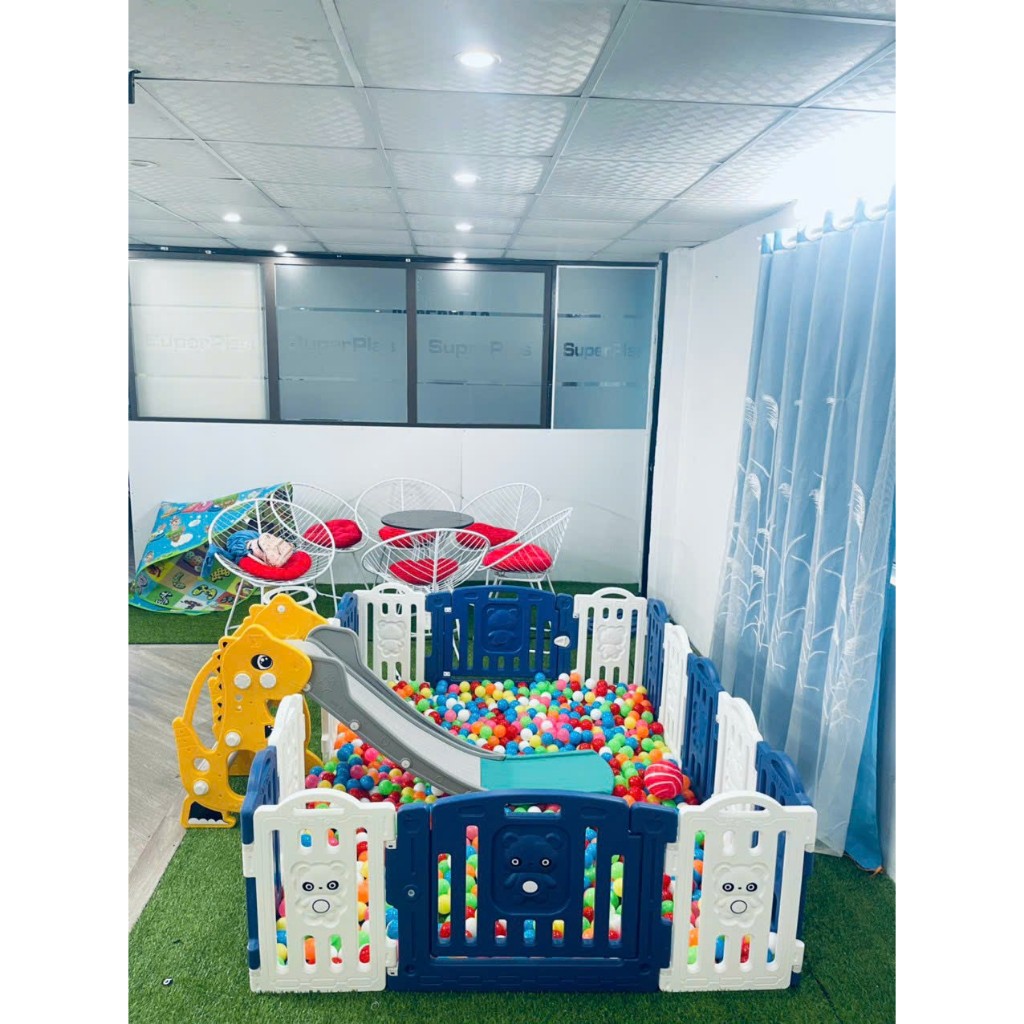 COMBO CẦU TRƯỢT QUÂY BÓNG CAO CẤP TẶNG KÈM THẢM VÀ BÓNG