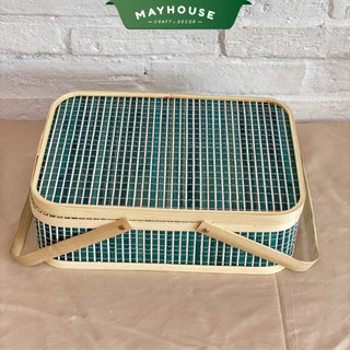 Hộp quà tặng mây tre mayhouse craft&decor, đựng quà tết sang trọng
