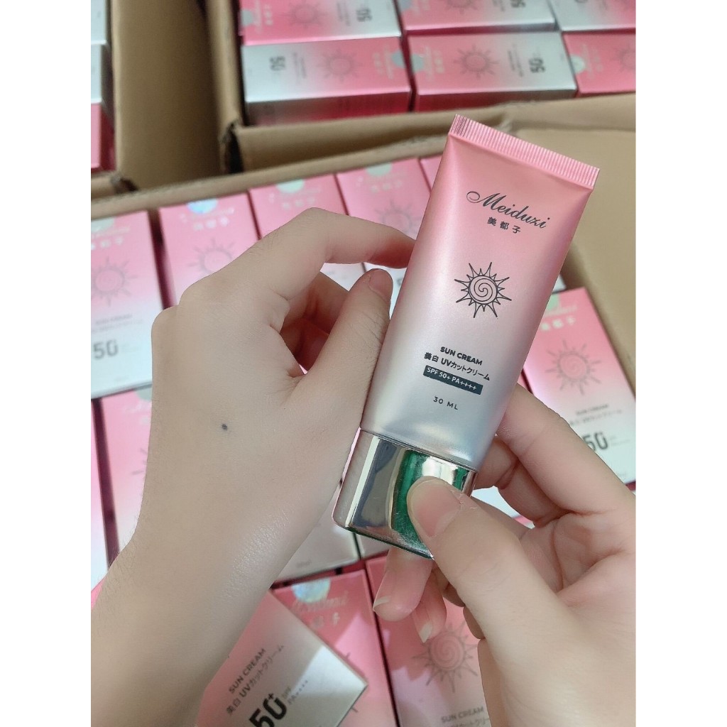 Kem Chống Nắng nâng tone Nhật Bản Meiduzi bảo vệ da chống UVB UVA SPF50 30ml