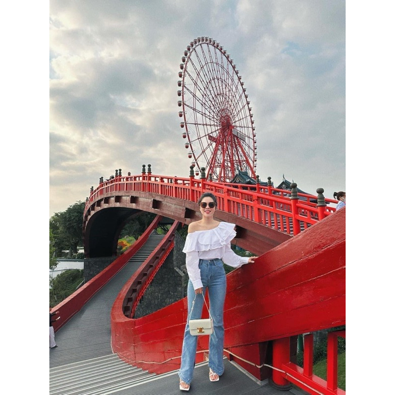 0308# Túi xách nữ da trơn khóa vàng fullbox