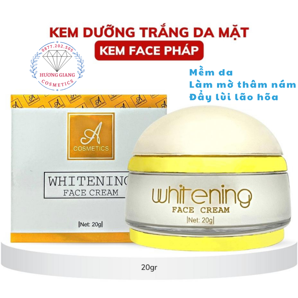 [ Hàng chính hãng ] Kem Face pháp ACOSMETICS PHƯƠNG ANH ( Face A ) Mẫu mới date mới nhất