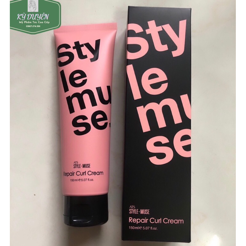 Kem tạo kiểu tóc uốn xoăn ATS Stylemuse Repair Curl Cream 150ml