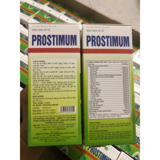 HỘP 100ML SIRO PROSTIMUM QUẤT MẬT ONG CHANH ĐÀO ĐÔNG TRÙNG BỔ PHẾ