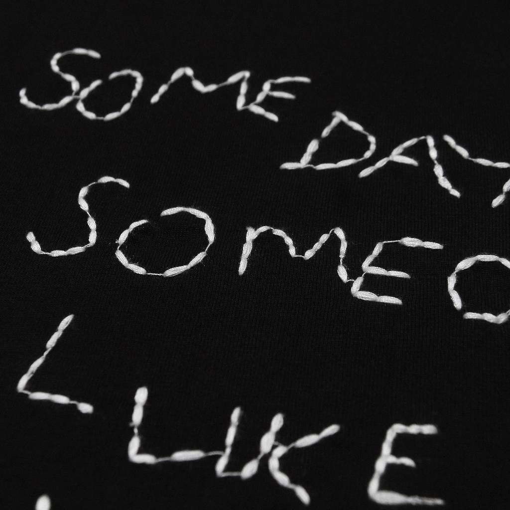 ÁO THUN THÊU SOMEDAY BLACK UNISEX  - NUMBERS CHÍNH HÃNG