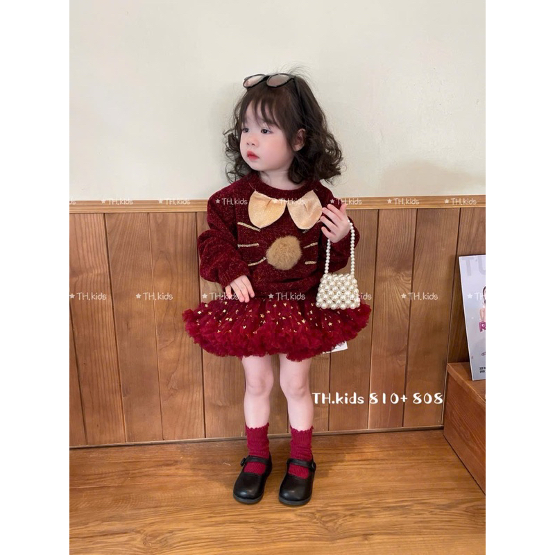 Set Váy Áo Len cao cấp hàng Quảng Châu VIP