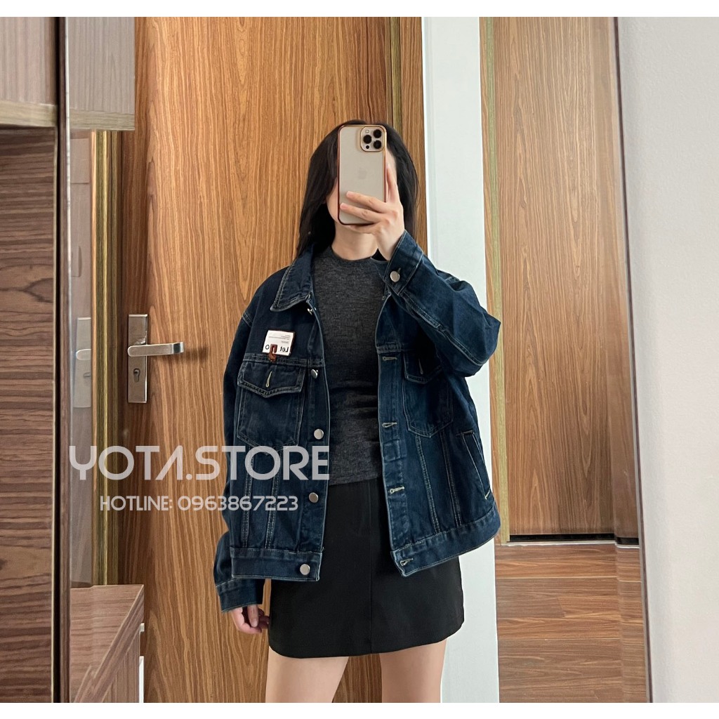 Áo khoác jeans dáng lửng - G039