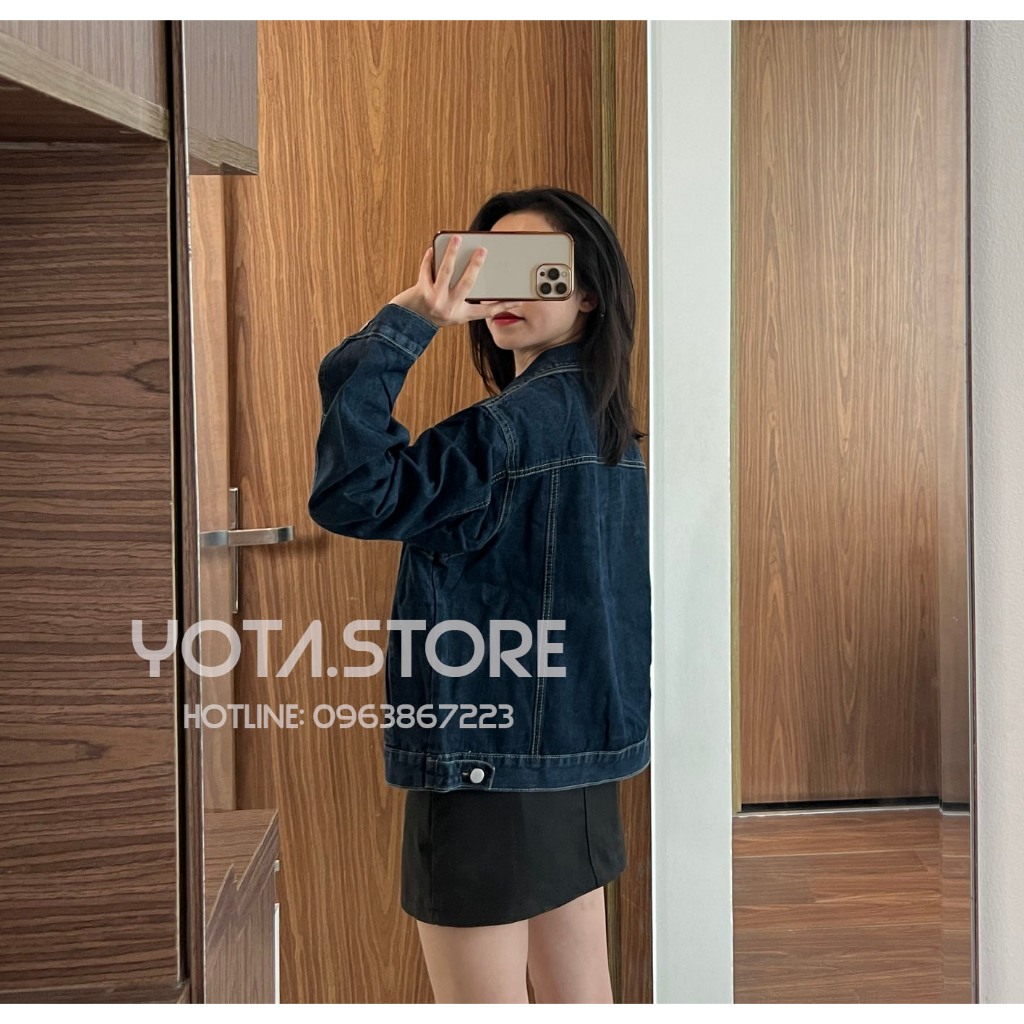Áo khoác jeans dáng lửng - G039