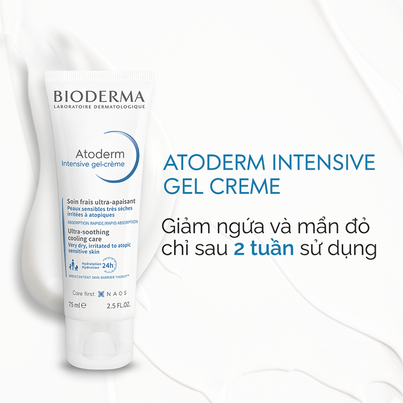Kem Làm Dịu Da Bioderma Atoderm Intensive Baume Dành Cho Da Rất Khô Hoặc Da Nhạy Cảm 75ml
