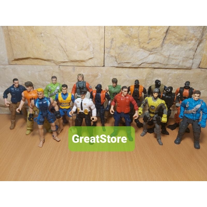 MÔ HÌNH nhân vật tay đua, nhân viên gara, lính 1:18 đua xe , trang trí cùng xe máy, ô tô CỬ ĐỘNG ĐƯỢC