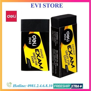 Gôm tẩy đen 2b deli 3043 / 3042 - tẩy đen sạch e3043 / e3042