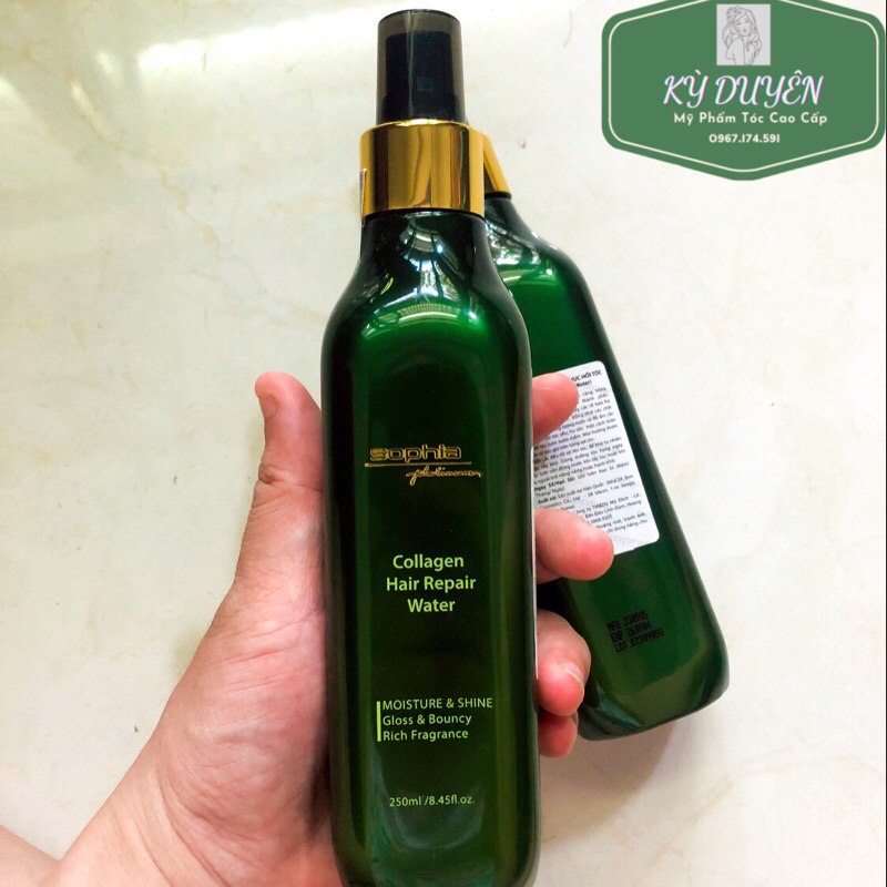 Xịt dưỡng tóc Collagen Sophia Hàn Quốc, phục hồi tóc Cao Cấp 250ml