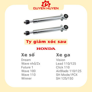 Ty giảm xóc dành cho xe máy Honda - Ty giảm sóc sau Devico - Dream, Wave, Future, Click, Vision, Lead, Air Blade, Sh ..