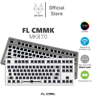 [HỎA TỐC HN - HCM] Bộ KIT bàn phím cơ FL- Esport MK870 Hotswap, RGB, Mạch xuôi, 3 Modes, có sẵn foam plate