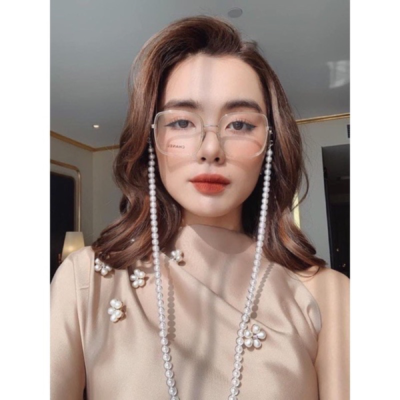 Dây Đeo Đa Năng Hạt Ngọc Đeo Mắt Kính ,Khẩu Trang,Tai Nghe Mắt Xích Kim Loại Chain Hiphop Rap