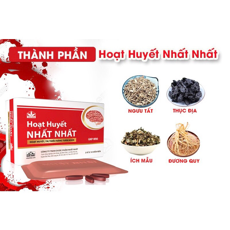 HOẠT HUYẾT NHẤT NHẤT hộp 30 viên