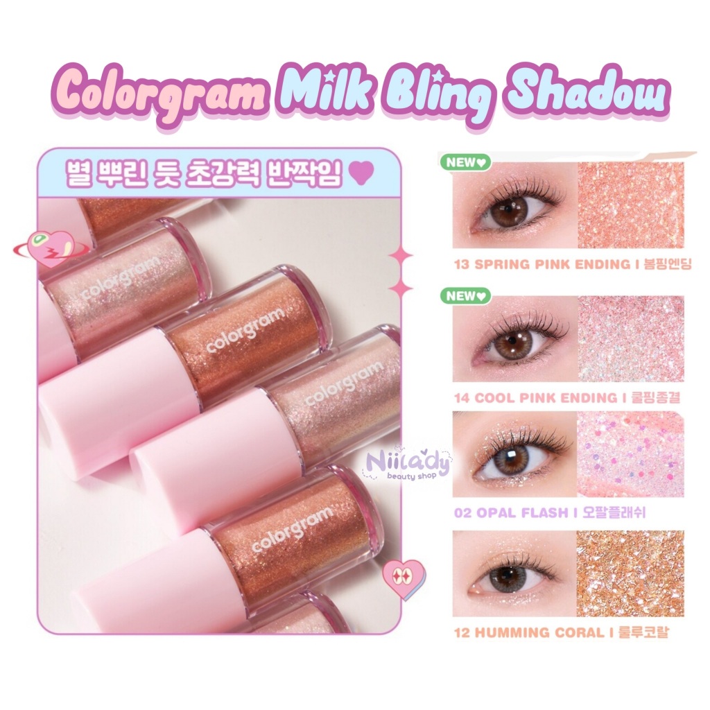 Nhũ mắt COLORGRAM Milk Bling Shadow