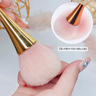 Chổi Phủi Bụi Móng Tay cán dài,chổi Đánh Phấn Trang Điểm