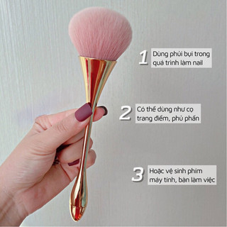 Chổi Phủi Bụi Móng Tay cán dài,chổi Đánh Phấn Trang Điểm