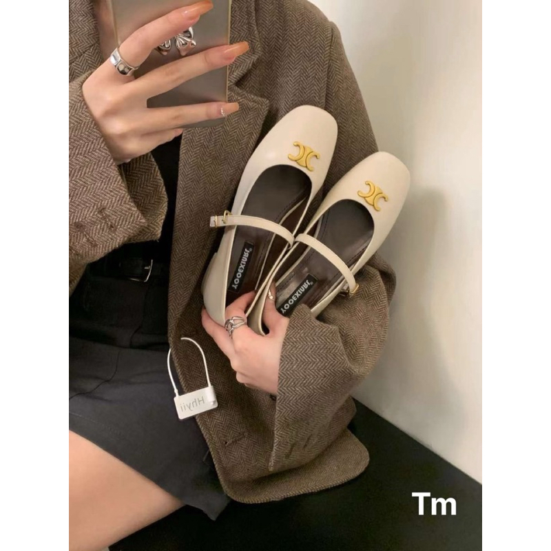 Giày búp bê tag đồng ciline