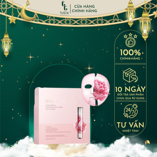 Mặt nạ dưỡng trắng da Weilaiya Skin Whitening Từ Hồng Vạn Cánh Hộp 10 miếng