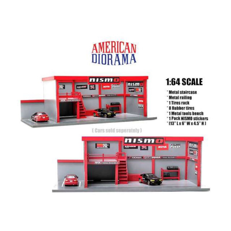 mohinhxeps-1/64_Nismo Garage Diorama American Diorama