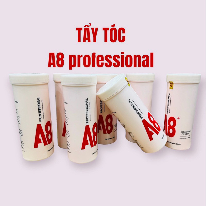 Bột Tẩy Tóc colagenA8 | Tẩy Êm Không Xót - Không Xơ Tóc - Lên Tông Nhanh