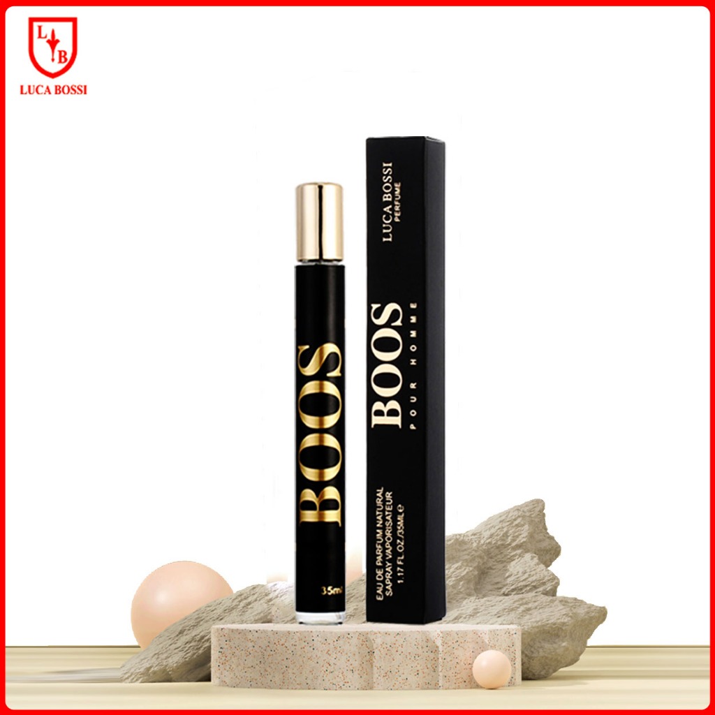 Nước Hoa Nam Thơm Lâu Lucabossi Boos Dung Tích 35ml, Nuoc Hoa Nam Chính Hãng, Dầu Thơm Nam Giúp Bạn Luôn Tự Tin Mọi Lúc