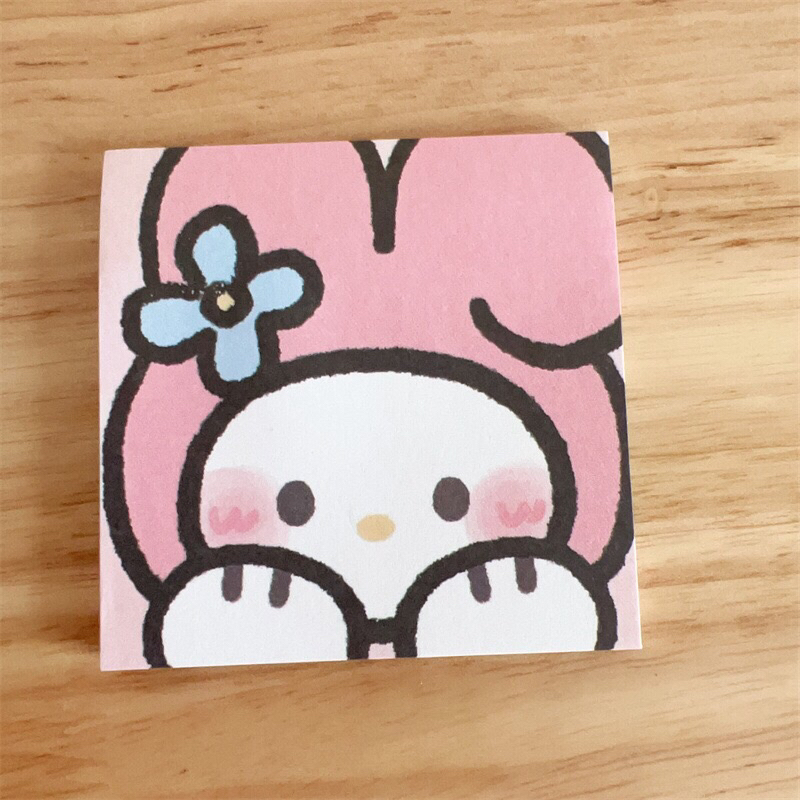 Giấy note kuromi màu sắc dễ thương đáng yêu