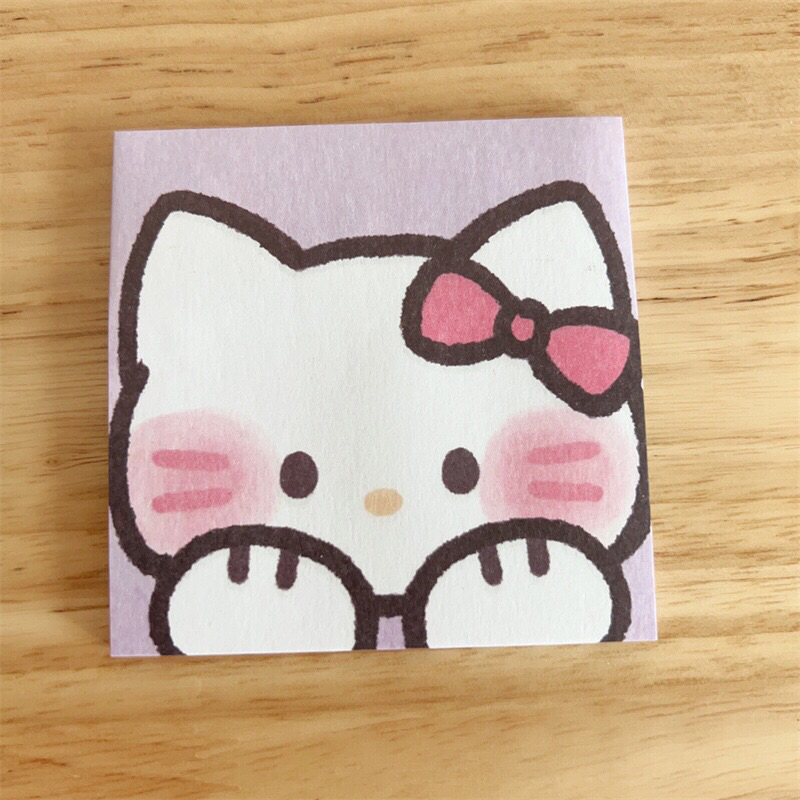 Giấy note kuromi màu sắc dễ thương đáng yêu