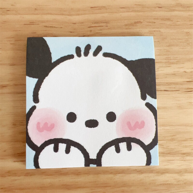 Giấy note kuromi màu sắc dễ thương đáng yêu