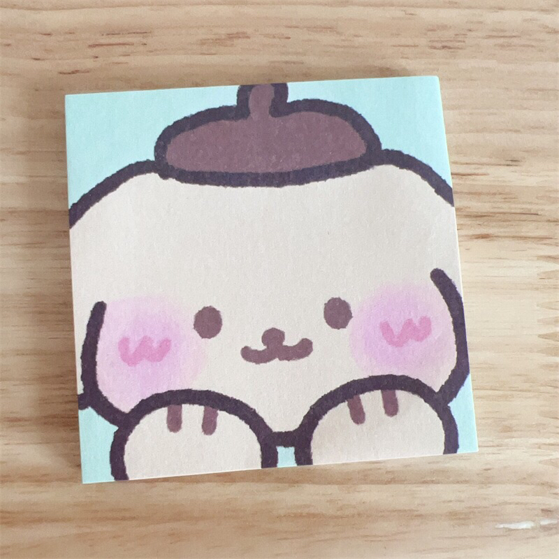Giấy note kuromi màu sắc dễ thương đáng yêu