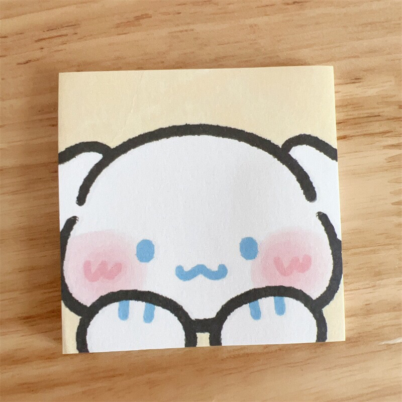 Giấy note kuromi màu sắc dễ thương đáng yêu